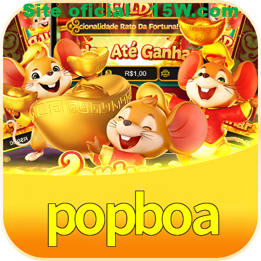 Imagem promocional da popboa mostrando a plataforma e suas vantagens